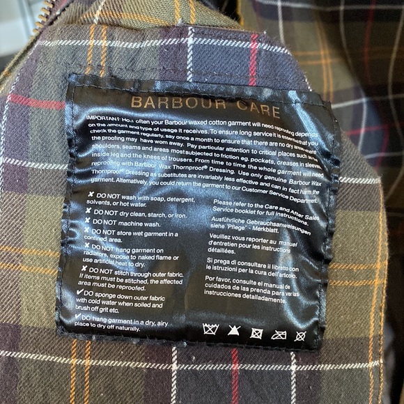 Barbour + J. Crew Olive Classic Bedale - Picture 5 of 6